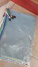 得力(deli)5只A4防水網格拉鏈袋 文件袋一年級小學生科目分類袋 馬卡龍色系混色63481 曬單實拍圖