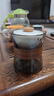 叁旬自動懶人泡茶神器家用高檔玻璃茶具小青柑沖泡茶壺帶蓋過濾公道杯 轉(zhuǎn)轉(zhuǎn)泡(青純_帶蓋)適用各類茶 曬單實拍圖