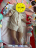 貝博氏babybox嬰兒口水巾A類純棉圍嘴寶寶新生兒防吐奶紗布圍兜6層6條裝 曬單實拍圖