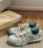 亞瑟士（asics）GEL-Nimbus 10.1 舒適 網(wǎng)布防滑耐磨 低幫 休閑跑步鞋 男女同款 白色/雨湖綠 41.5 (260mm) 鞋內(nèi)長(zhǎng) 曬單實(shí)拍圖