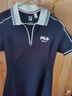 FILA 斐樂(lè)官方女子連衣裙2025夏新款網(wǎng)球運(yùn)動(dòng)簡(jiǎn)約基礎(chǔ)短袖POLO裙 RD寶藍(lán)-NV M 165/84A/M 曬單實(shí)拍圖
