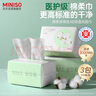 名創(chuàng)優(yōu)品（MINISO）洗臉巾一次性纖維柔巾干濕兩用珍珠紋洗面巾潔面巾100抽*3包 曬單實(shí)拍圖