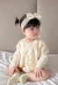 G.DUCKKIDS女童牛仔裙連衣裙夏裝女寶寶背心裙嬰幼兒夏季薄款無袖裙子外出服 鏤空針織開衫 100 cm 建議：約85-95cm 26 曬單實拍圖