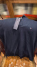 TOMMY HILFIGER【時(shí)尚多色】夏季男裝純棉珠地網(wǎng)眼商務(wù)休閑短袖T恤翻領(lǐng)POLO 深藍(lán)色CJM M (推薦：135-150斤) 曬單實(shí)拍圖