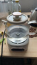 美的（Midea）全玻璃養(yǎng)生壺 辦公室燒水壺 家用多功能煮茶壺 花茶煮茶器 迷你小型電熱水壺 圍爐煮茶壺 【0膠水】YS10B101 1L 曬單實拍圖