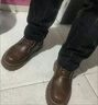 JASONWOOD品牌輕奢高端中幫馬丁靴男休閑鞋男短靴男士秋季復(fù)古厚底皮鞋男鞋 紅棕色 【品牌男鞋】 41 【運(yùn)動(dòng)鞋碼】 曬單實(shí)拍圖