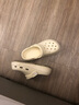 名創(chuàng)優(yōu)品（MINISO）洞洞鞋女款2025新款eva防滑防臭沙灘鞋增高涼拖鞋女夏季外穿 卡其 38-39 曬單實拍圖