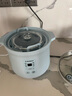 西屋電燉鍋玻璃電燉盅隔水燉多功能家用寶寶煮粥煮燕窩可預(yù)約WDZ-122 天藍色 1.2L 曬單實拍圖