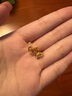 周大生黃金耳飾足金5G雙層小仙蝶蝴蝶耳釘首飾耳環(huán)生日禮物送女友 足金耳飾-配硅膠耳堵 小仙蝶—1.62g 曬單實拍圖