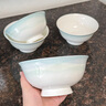 NINE CRANES景德鎮(zhèn)高顏值陶瓷家用碗具湯面碗微波爐簡約6英寸面碗4個 曬單實(shí)拍圖