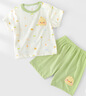 優(yōu)奇寶寶夏季套裝嬰兒夏天短袖衣服薄款夏天分體夏裝嬰幼兒洋氣小套裝 曬單實拍圖