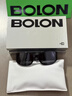 BOLON暴龍眼鏡25年新品王鶴棣同款太陽鏡曲面屏遮陽墨鏡七夕禮物BX5007 【明星同款】A10 亮黑色 曬單實(shí)拍圖