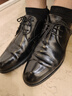 七匹狼（SEPTWOLVES）商務(wù)正裝皮鞋男鞋子男士德比鞋系帶牛津鞋8303038553 黑色 41  曬單實(shí)拍圖