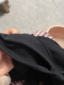 半高領(lǐng)打底衫女莫代爾內搭肌理感長(cháng)袖T恤女裝春秋冬修身顯瘦上衣 黑色單件裝 XL 建議110-125斤 曬單實(shí)拍圖