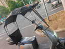 齊選電動(dòng)車全封閉雨棚蓬新款全包圍電瓶車雨傘摩托車擋風(fēng)擋雨加厚夏季 秒折疊加固款【黑麥穗】遮雨棚 曬單實(shí)拍圖