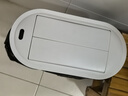 潔安惠9L雙開(kāi)門(mén)家用廁所衛生間大橢圓感應垃圾桶 曬單實(shí)拍圖