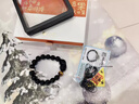 百年老鳳祥保真天然黑曜石手鏈貔貅手串男女款護(hù)身符本命年禮物 黑曜石貔貅手串10mm款式/鼠 曬單實(shí)拍圖