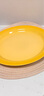 酷彩（Le Creuset）圓形菜盤(pán)家用餐具西餐盤(pán)炻瓷甜品盤(pán)子 尼斯陽(yáng)光黃 1個(gè) 27cm 曬單實(shí)拍圖