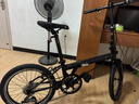 大行（DAHON）折疊自行車20英寸8級(jí)變速經(jīng)典P8單車KBC083 黑色經(jīng)典版-京倉 曬單實(shí)拍圖