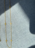 周大福ING四芒星足金黃金足金黃金項(xiàng)鏈(工費(fèi)380)45cm 約4.9g F235686 曬單實(shí)拍圖