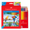 輝柏嘉（Faber-castell）水溶性彩鉛筆彩色鉛筆72色涂色填色彩筆繪畫筆套裝114463（配毛筆+筆刨+橡皮）美術寫生 曬單實拍圖