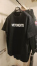VETEMENTS25新款重磅榻榻米繡花純棉100%t短袖t恤男女士高檔輕奢 65352005 黑色 L 曬單實拍圖