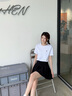Teenie Weenie小熊短袖T恤女2025年夏季新款休閑白小T多巴胺清新打底上衣 曬單實拍圖