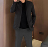 TPZBWG國(guó)際高端奢侈品牌立領(lǐng)夾克男士2025年春秋季新款商務(wù)休閑男裝外套 咸菜色 M 曬單實(shí)拍圖