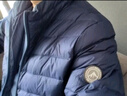 羅蒙短款羽絨服男士輕薄款休閑外套秋季新款中青年易穿搭羽絨外套 藍色【立領(lǐng)】 4XL (195) 曬單實拍圖