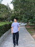 金利來(lái)【臺球運動(dòng)系列】短袖t恤男斯諾克桌球純棉T三防抗菌圓領(lǐng)夏季新款 男-淺紫色16-STSH068B7301 L 曬單實(shí)拍圖