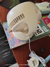 海爾（Haier） 電風(fēng)扇迷你USB手持充電臺(tái)式循環(huán)扇風(fēng)扇輕音辦公室桌面小型掛壁風(fēng)扇小型空氣循環(huán)扇學(xué)生宿舍風(fēng)扇 戶外風(fēng)扇+【氛圍燈】充電款LSF-CL101(W) 曬單實(shí)拍圖