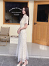 枝己香檳色新中式旗袍新娘敬酒服2025新款結(jié)婚訂婚回門(mén)服日?？纱?QP02 M 曬單實(shí)拍圖