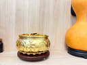 友顏堂聚寶盆純黃銅八方來(lái)財(cái)風(fēng)水招財(cái)擺件鎮(zhèn)宅辦公室店鋪開業(yè)客廳大號(hào) 師傅推薦【純黃銅約23cm】配高檔黑胡桃木底座 曬單實(shí)拍圖