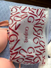 古今花（BLOSS）商場同款】舒適輕巧型3/4無鋼圈薄杯文胸罩女 糖果橙 85B 曬單實(shí)拍圖