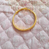 越南沙金手鐲女仿真不掉色鍍金99純龍鳳首飾飾品假黃金色鐲子結婚 寬龍鳳呈祥 曬單實拍圖