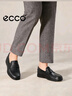 愛步（ECCO）休閑皮鞋男 通勤軟底舒適樂(lè)福鞋 S 輕巧莫克系列540534 黑色40 曬單實(shí)拍圖