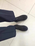 GIAUSA品牌輕奢男鞋夏季新款跑步運動(dòng)鞋男飛織網(wǎng)面透氣百搭老爹鞋子男 黑色【品牌男鞋】 40 曬單實(shí)拍圖