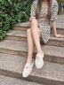 妙麗（Millies）品牌低跟單鞋女2025新款復(fù)古經(jīng)典樂(lè)福鞋時(shí)尚休閑女鞋通勤工作皮鞋 奶油色 38 曬單實(shí)拍圖