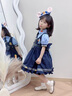 G.DUCKKIDS女童朱迪兔子警官裙子兒童瘋狂動(dòng)物城連衣裙夏公主裙洛麗塔演出服 背心裙套裝送領(lǐng)帶 120 (建議身高110cm  6-7歲)cm 曬單實(shí)拍圖