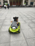 星辰皓【蘭博基尼授權(quán)】兒童電動車四輪玩具可坐人小孩寶寶嬰兒遙控汽車 綠色四驅(qū)+遙控+搖擺+皮座+軟輪 曬單實拍圖