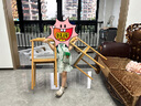 全品屋餐桌椅組合家用飯桌子小戶型簡約公寓快餐出租商用長方形電腦桌 原木色 120cm 【寬80CM】一桌四椅 曬單實拍圖