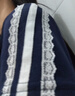 森馬（Semir）套裝女小心機短上衣高腰半身裙2025夏拼接蕾絲兩件套107425117010 曬單實拍圖
