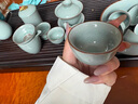 花桓冰裂釉開(kāi)片可養汝瓷景德鎮青瓷整套功夫茶具套裝泡茶會(huì )客送禮長(cháng)輩 冰裂釉定青大套組-綠 曬單實(shí)拍圖