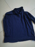 皮爾卡丹（pierre cardin）翻領(lǐng)長(cháng)袖衫純·棉休閑顯瘦韓版寬松上衣女秋季新款大·碼時(shí)尚百搭 藏青色【純色】 4XL 建議160-180斤 曬單實(shí)拍圖