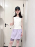 小豬彼特女童速干T恤兒童運(yùn)動(dòng)服夏季薄款冰絲透氣戶外訓(xùn)練背心大童無(wú)袖T恤 23053白色 【運(yùn)動(dòng)背心】 150 cm 曬單實(shí)拍圖
