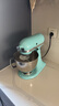 KitchenAid（凱膳怡）【國(guó)家補(bǔ)貼】廚師機(jī)家用進(jìn)口5QT雙碗和面揉面一體機(jī)多功能攪拌機(jī) 水光藍(lán) 5KSM165PSCAQ 曬單實(shí)拍圖