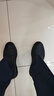 斯凱奇（Skechers）閃穿鞋slipins2025夏新款男鞋一腳蹬通勤商務(wù)休閑黑色皮鞋 全黑色/BBK 40 曬單實拍圖