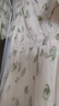 衣香麗影優(yōu)雅碎花連衣裙夏款V領(lǐng)減齡裙子 米色花料 L 曬單實(shí)拍圖