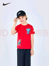 NIKE 耐克童裝男女童短袖T恤2025夏季舒適兒童針織休閑運動(dòng)短T上衣 曬單實(shí)拍圖