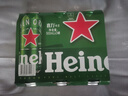 喜力啤酒/Heineken  經(jīng)典罐裝11.4度 喜力經(jīng)典 500mL 6罐 【無原箱】 曬單實(shí)拍圖